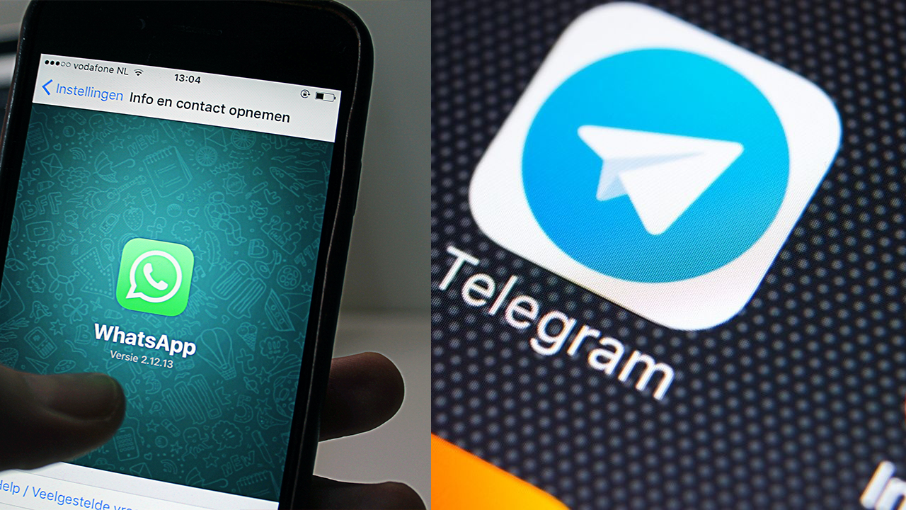 qual o melhor mensageiro? whatsapp ou telegram